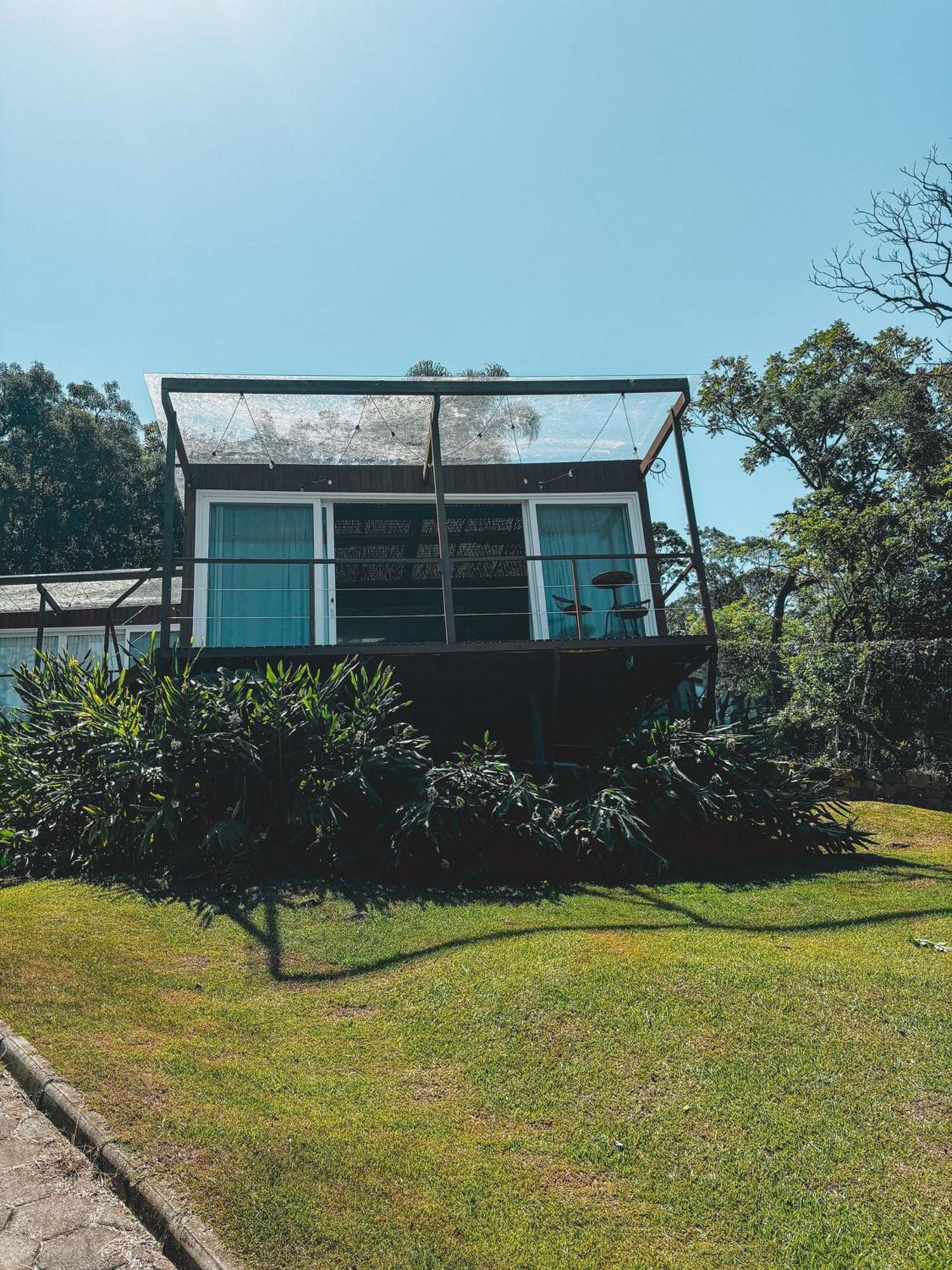 Casa De Vidro Alto Padrao - Hospedar Com Proposito Villa Florianopolis Exterior photo